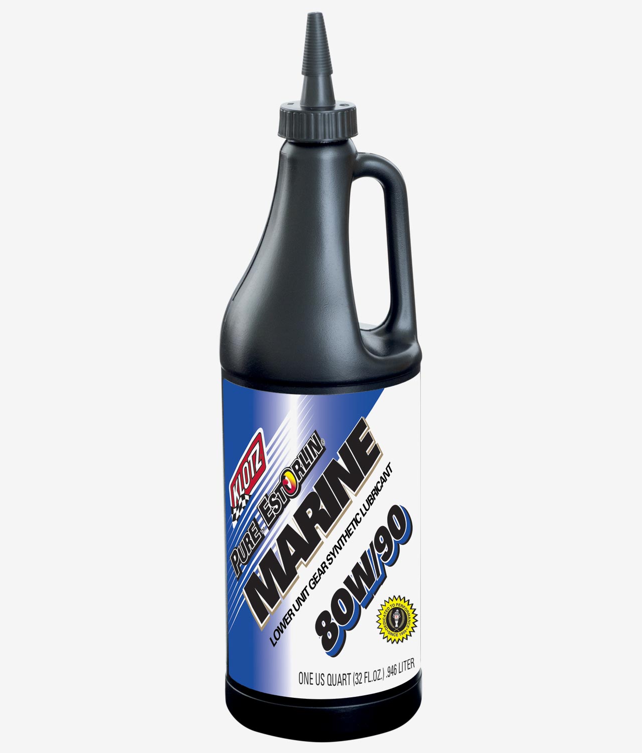 Quart Bottle of Klotz PURE ESTORLIN Marine Lower Unit Gear Lube 80W-90